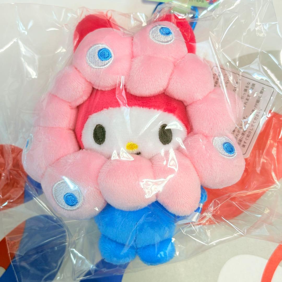 【ひぃやん】マイメロディーミャクミャクなりきりマスコットキーホルダー