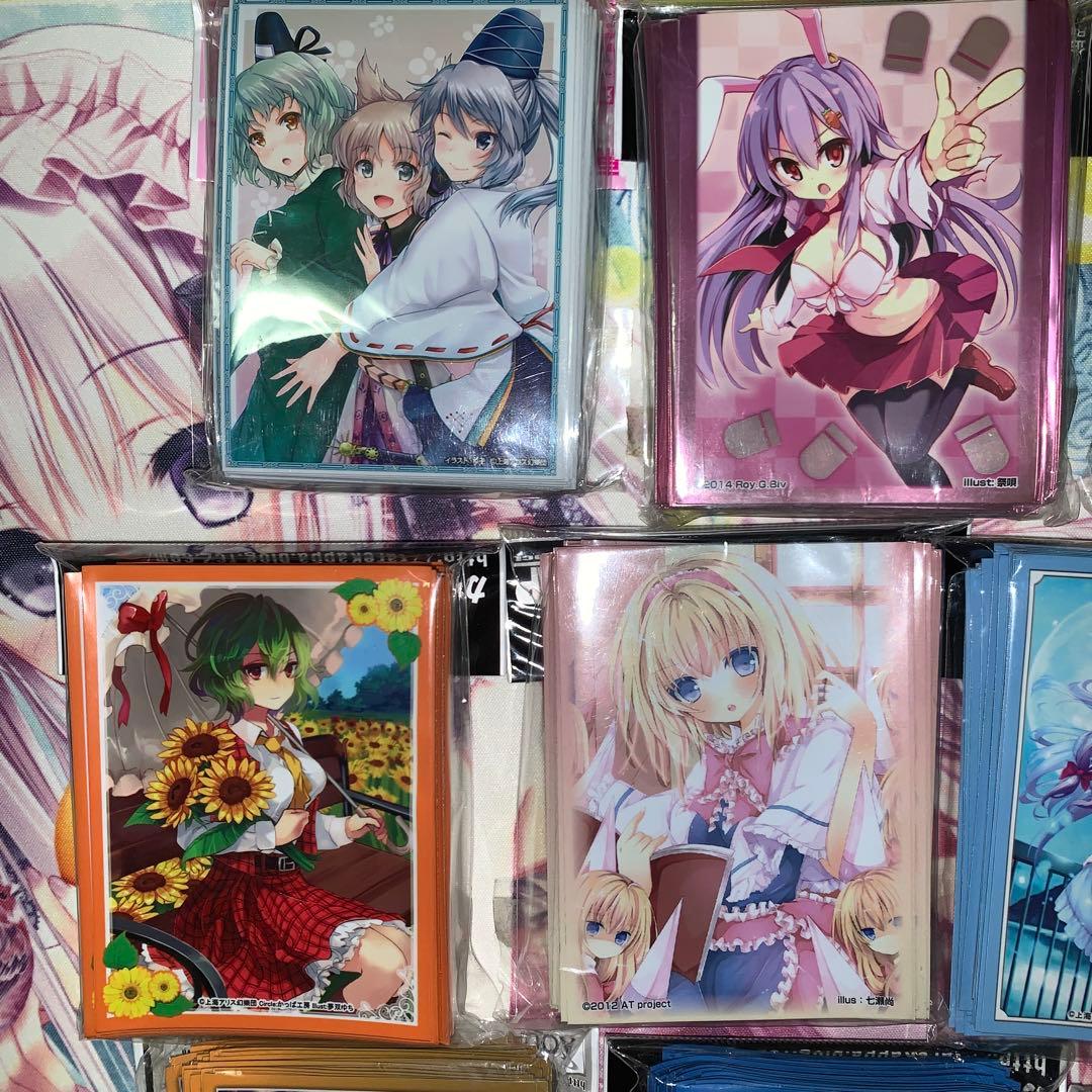 東方project カードスリーブ　まとめ　チルノ魔理沙　アリス
