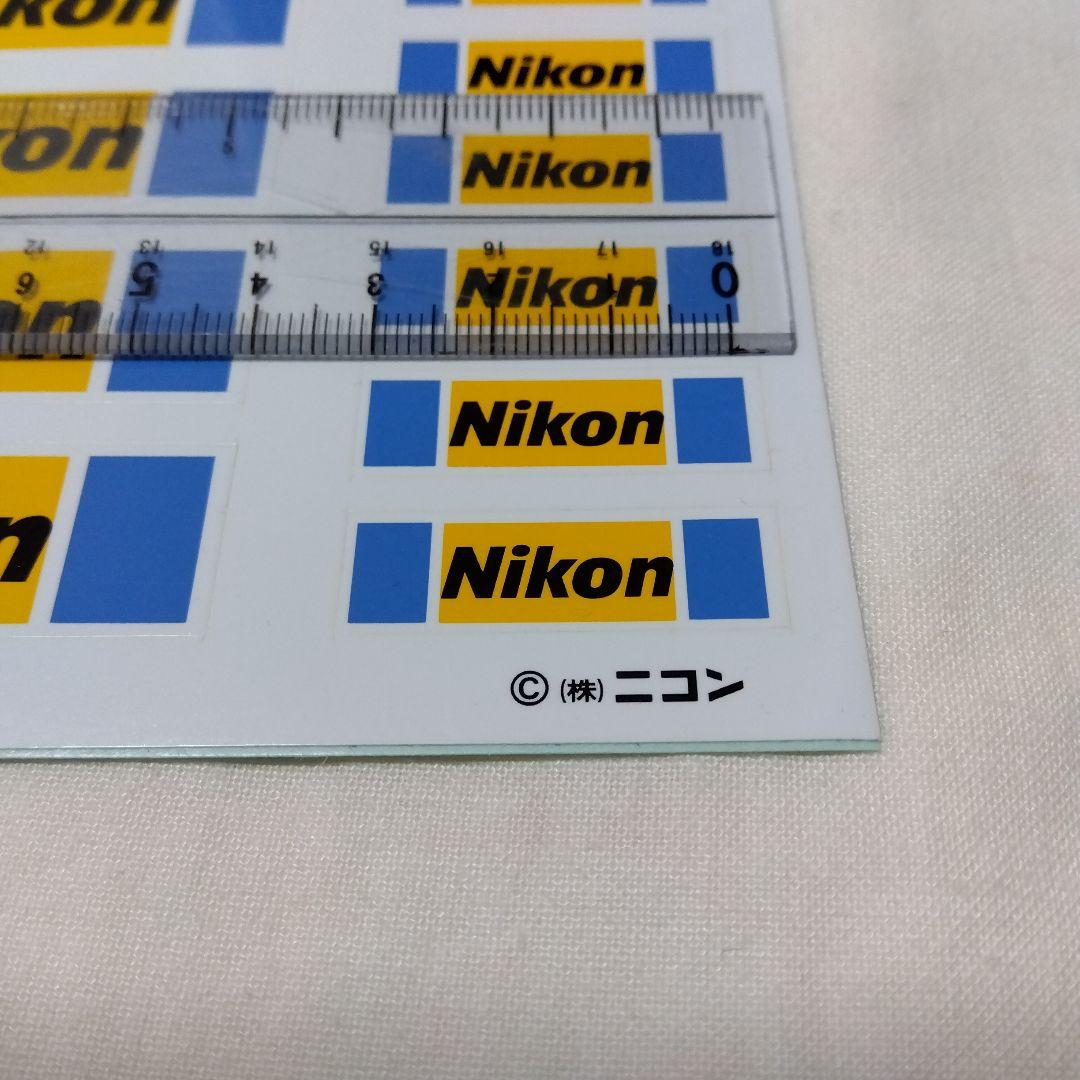 ニコン純正 Nikon ロゴ ステッカー A4サイズ