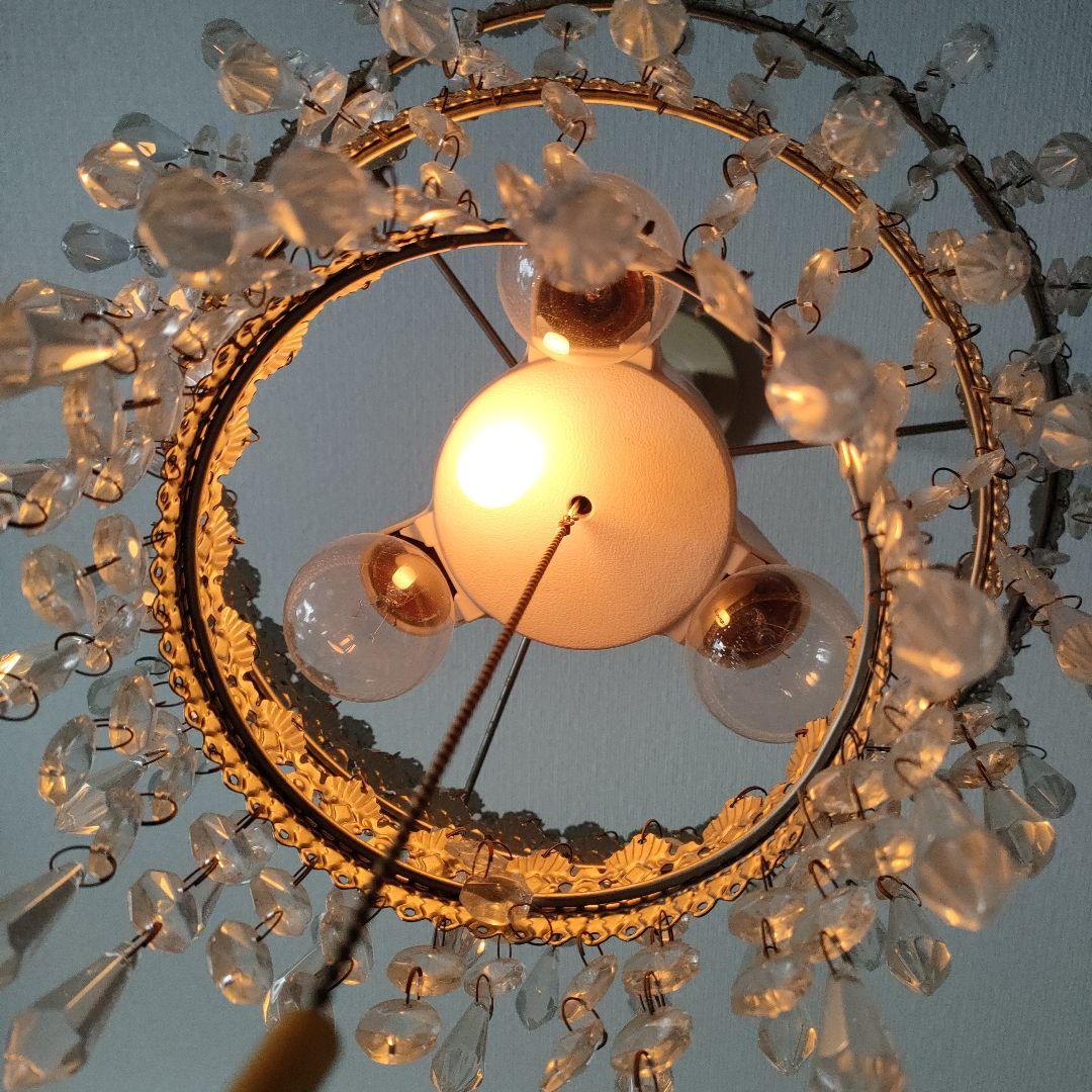 アンティークシャンデリア 小型 可愛い 幻想的