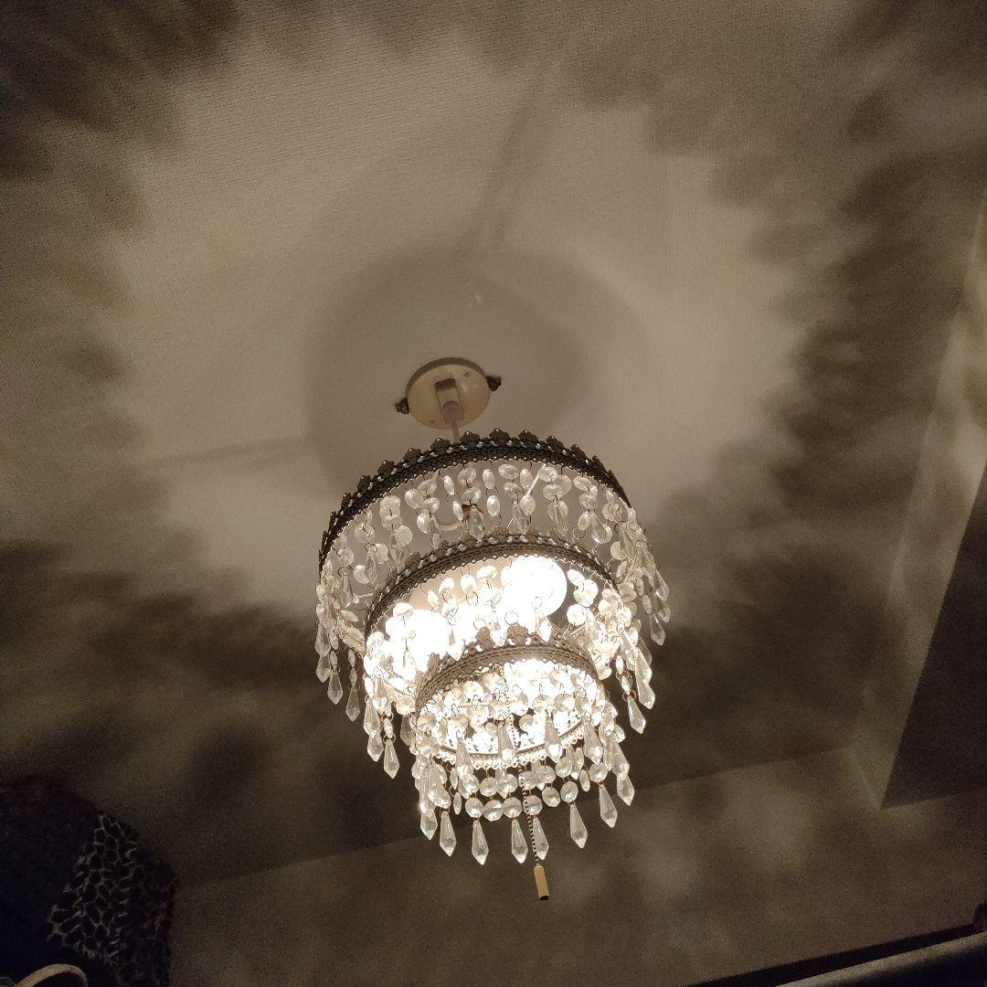 アンティークシャンデリア 小型 可愛い 幻想的