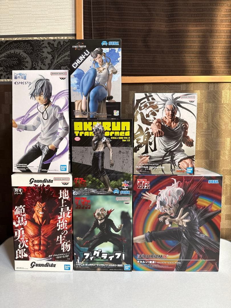 フィギュア　まとめ売り　7点(ダンダダン　とある　ハンターハンター　刃牙　ストリ