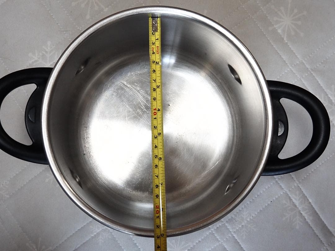 T-fal クリプソステンレス圧力鍋＋ガラス蓋付き 内径22cm　6L