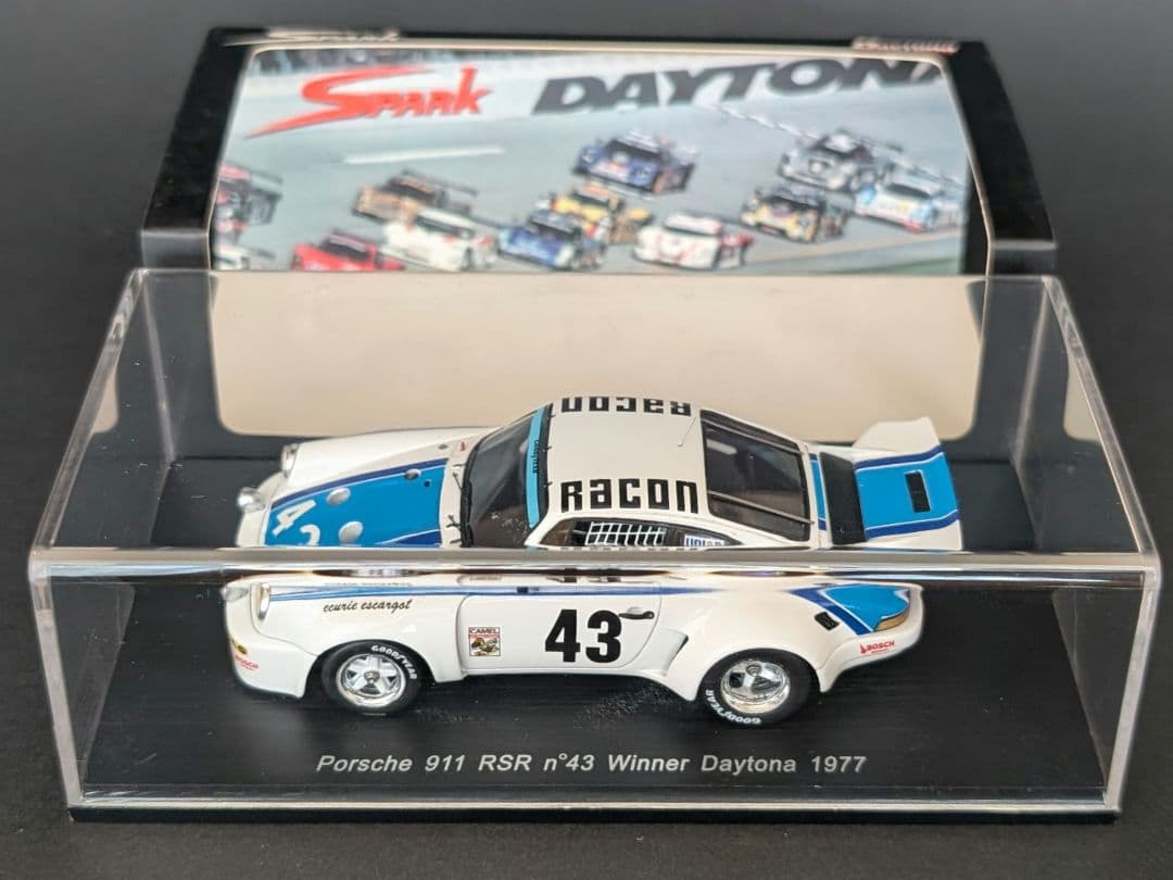 スパーク 1/43 ポルシェ 911 RSR 1977年 デイトナ24時間 優勝