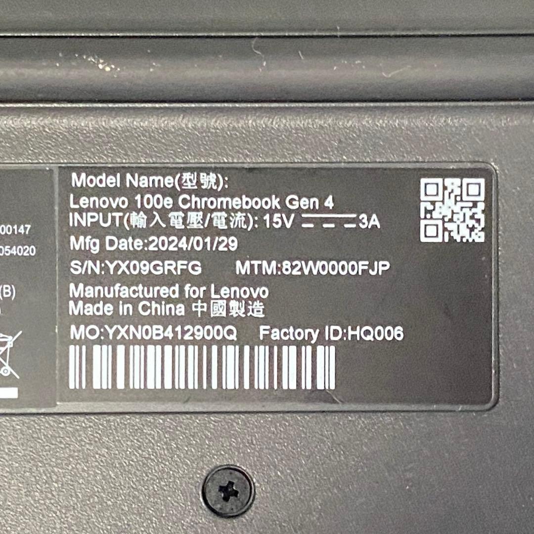 ◎Lenovo レノボ 100e Chromebook Gen4 11.6型