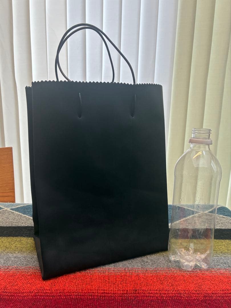 超限定品 紙袋ならぬ 革袋 ノーマルVer 馬革 レザー 本革 バッグ 紺糸