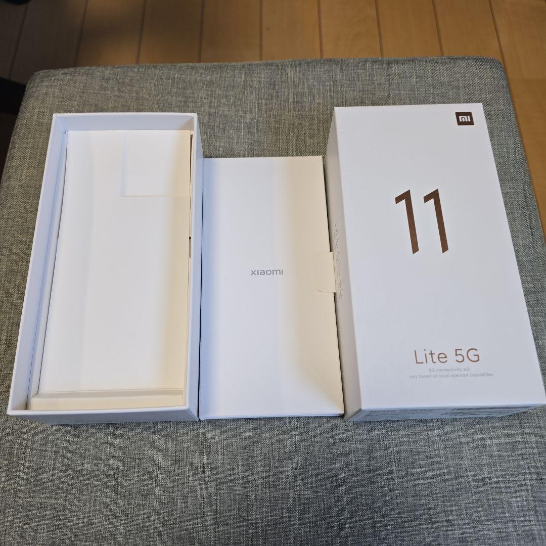 Xiaomi Mi11 Lite 5G 本体 シトラスイエロー 箱付き スマホ