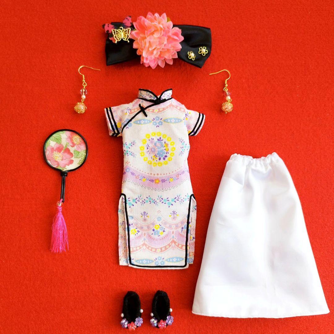 確認用　アイシードール　チャイナ服　チャイナ　ハンドメイド　アウトフィット