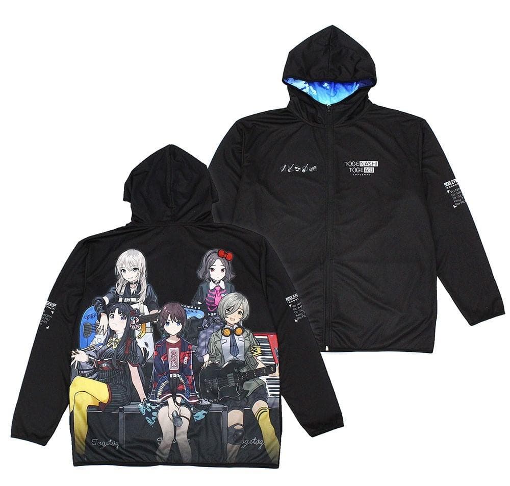 ガールズバンドクライ トゲナシトゲアリ フルグラフィックドライパーカー 　XL