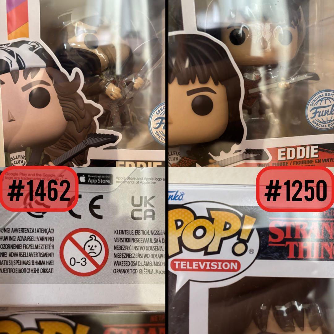 【新品未開封】Funko Pop! エディ 2種 ストレンジャーシングス