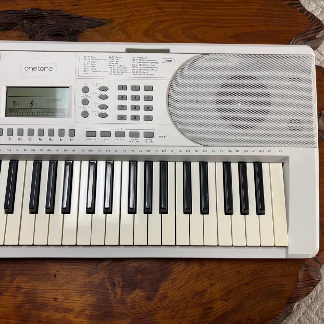 広島市内引取　onetone 電子キーボード　OTK-61 スタンド&椅子セット