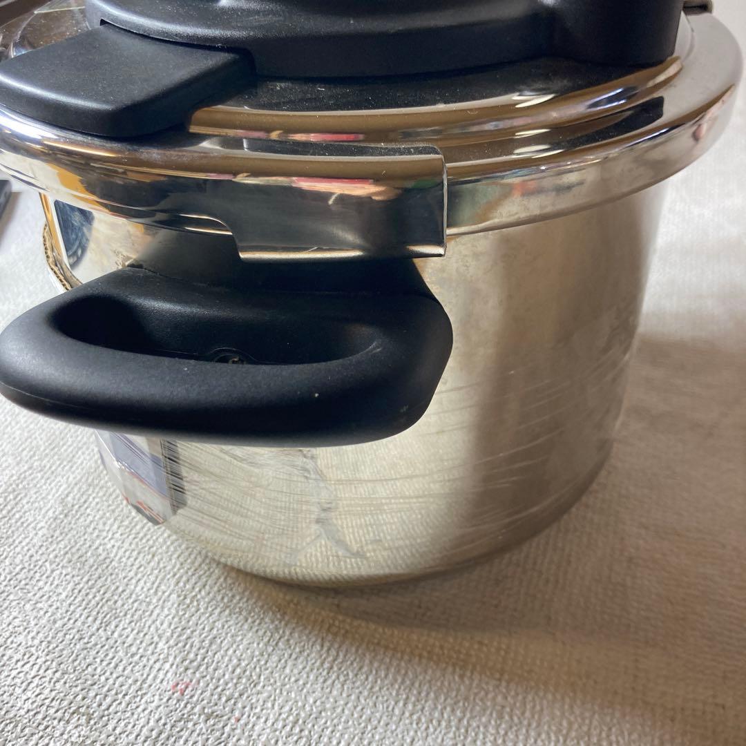 T-fal 圧力鍋 中型 ステンレススチール