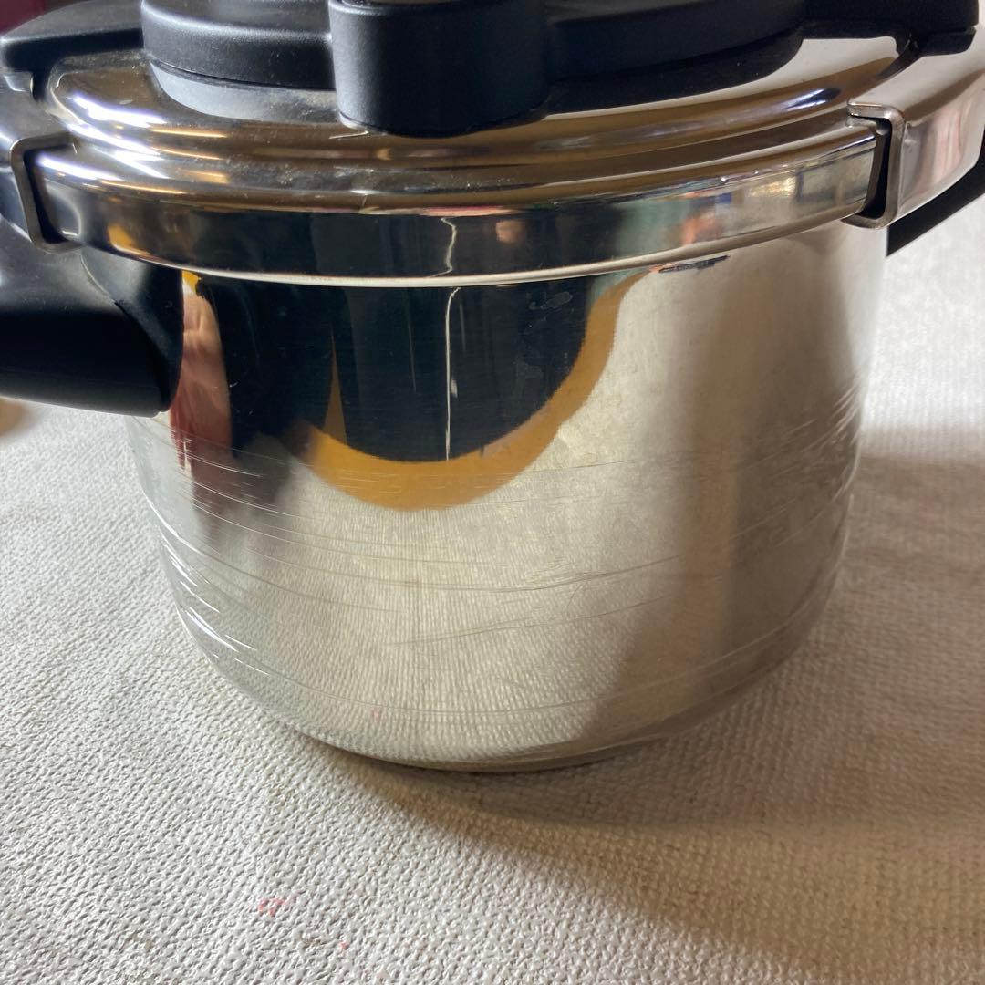 T-fal 圧力鍋 中型 ステンレススチール