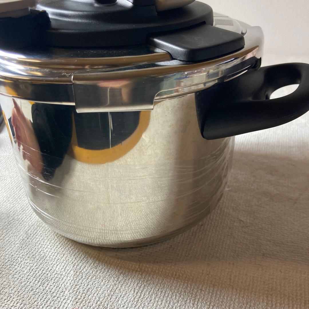 T-fal 圧力鍋 中型 ステンレススチール