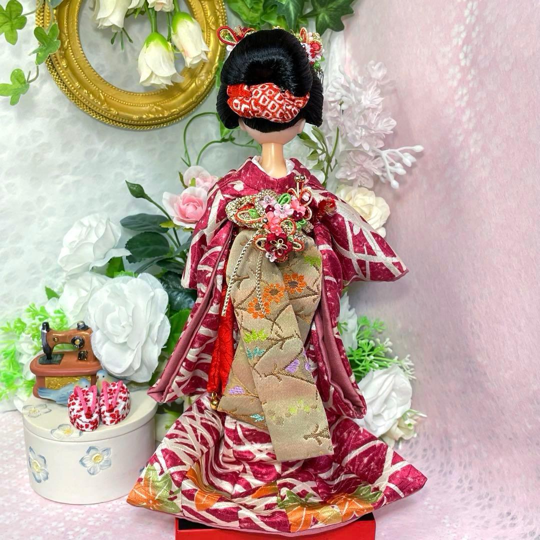 リカちゃん　日本髪風　本体 と 着物 セット　☆リユース　ハンドメイド