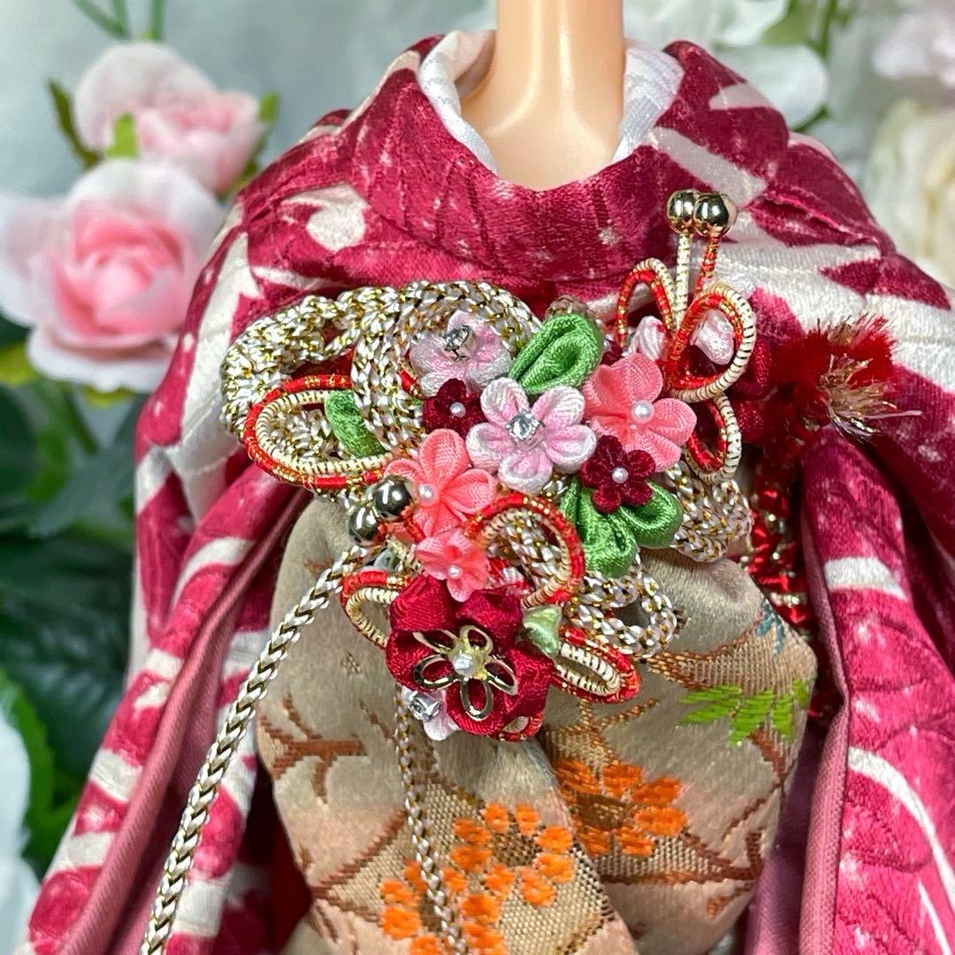 リカちゃん　日本髪風　本体 と 着物 セット　☆リユース　ハンドメイド