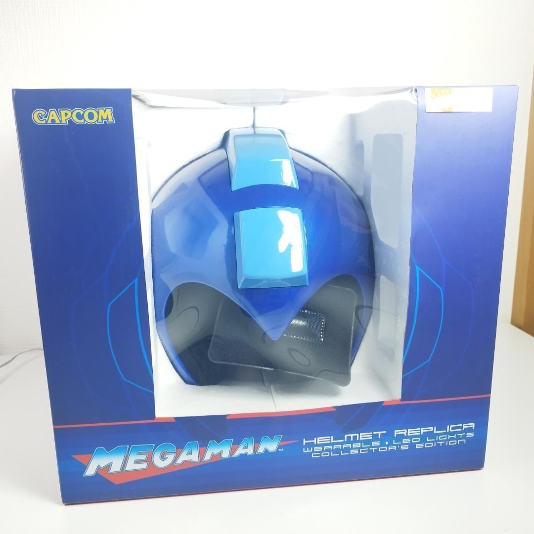 ロックマン ヘルメット レプリカ CAPCOM 新品 MEGA MAN h450