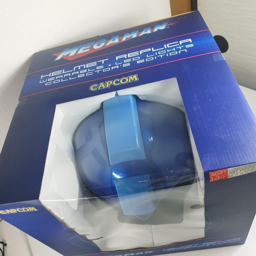 ロックマン ヘルメット レプリカ CAPCOM 新品 MEGA MAN h450