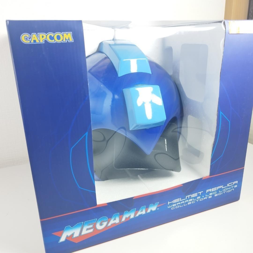 ロックマン ヘルメット レプリカ CAPCOM 新品 MEGA MAN h450