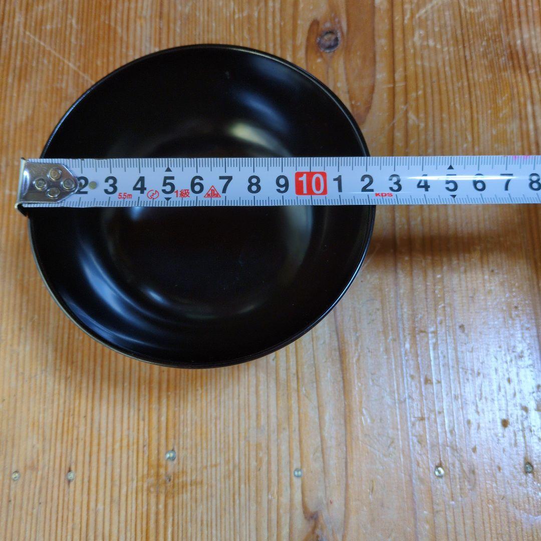 漆器製　黒　膳セット　お盆付き　計5セット