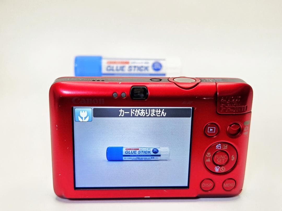 キヤノン　Canon IXY DIGITAL 210 IS レッド 《元箱付属》