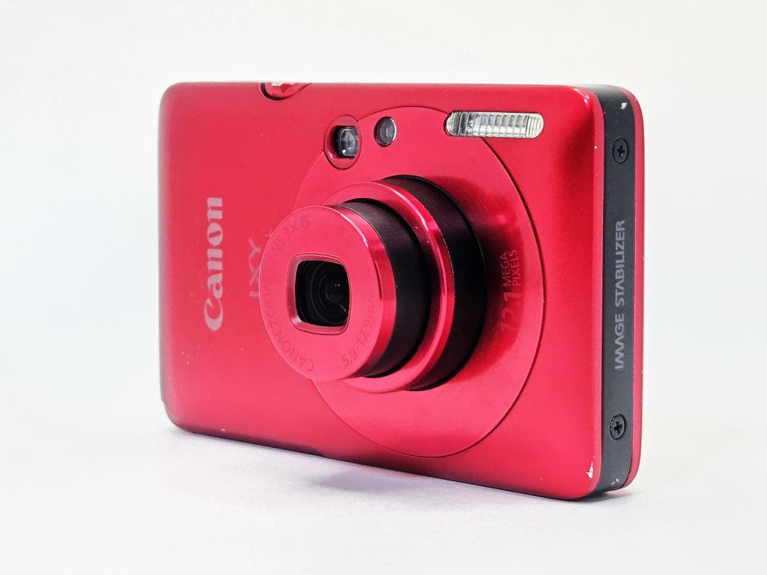 キヤノン　Canon IXY DIGITAL 210 IS レッド 《元箱付属》