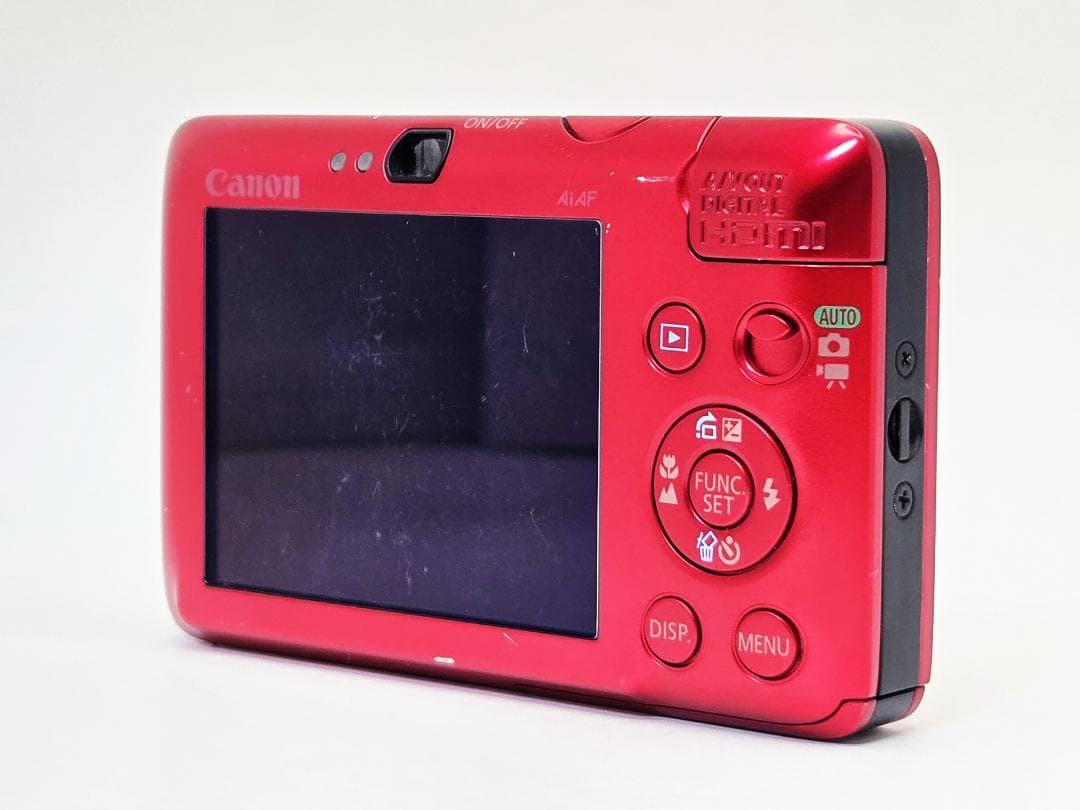 キヤノン　Canon IXY DIGITAL 210 IS レッド 《元箱付属》