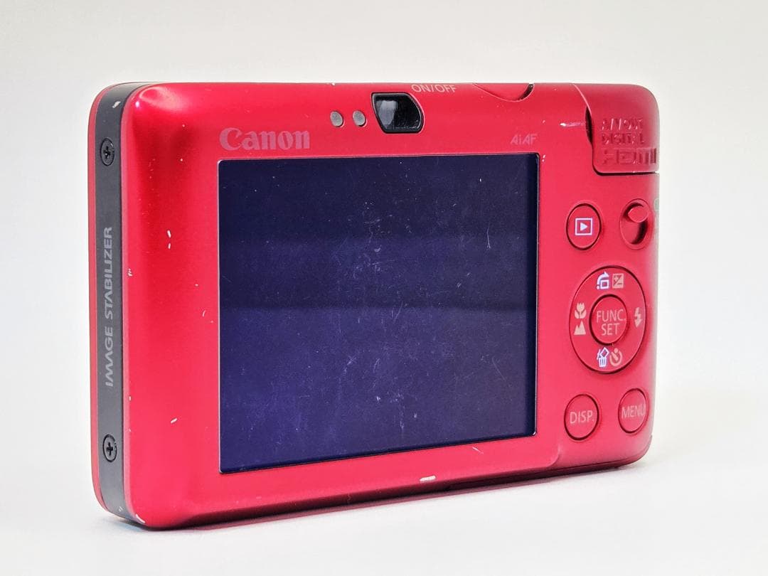 キヤノン　Canon IXY DIGITAL 210 IS レッド 《元箱付属》