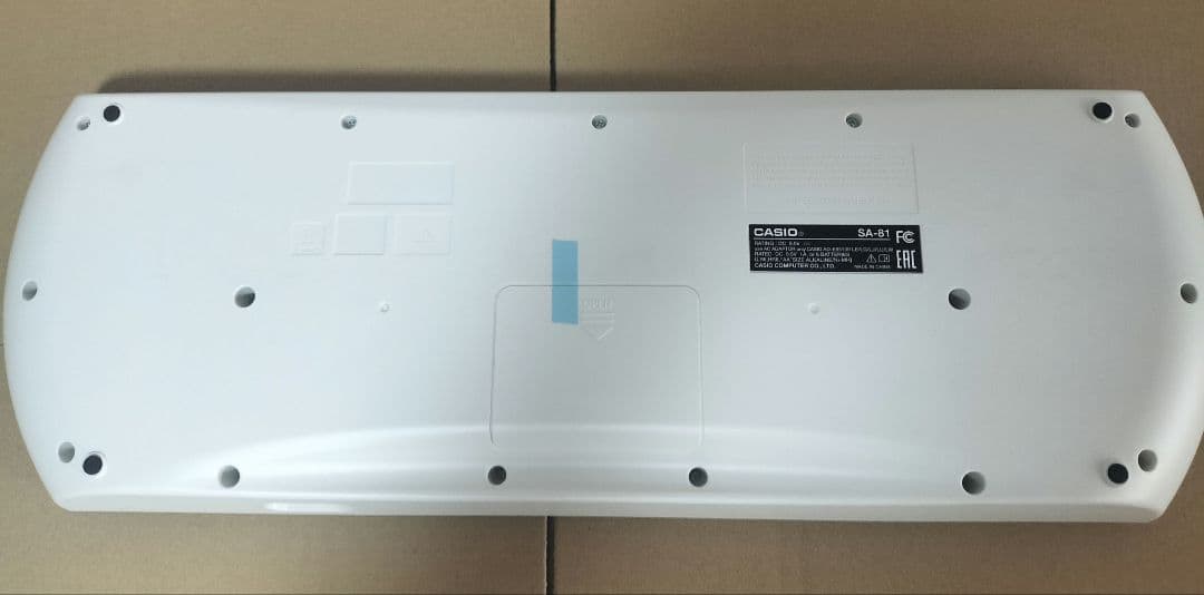 CASIO 44鍵キーボード SA-81 ACアダプター付き 未使用