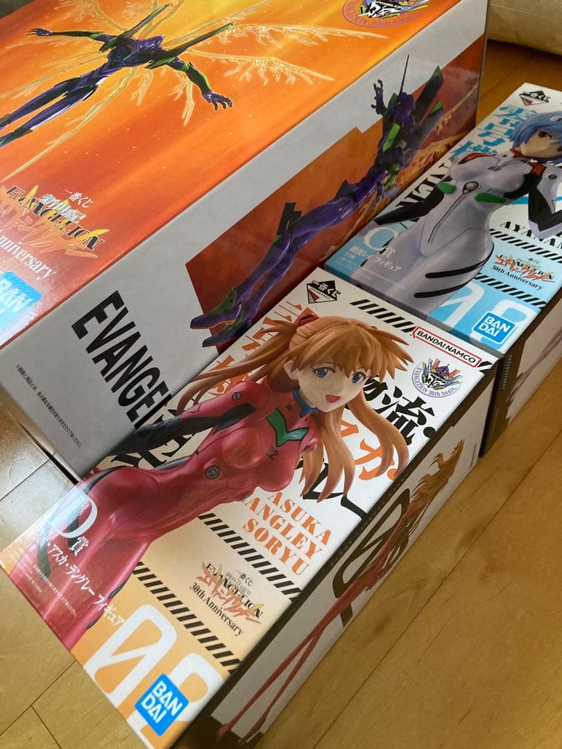 一番くじ エヴァンゲリオン 30周年 A賞/C賞/D賞セット