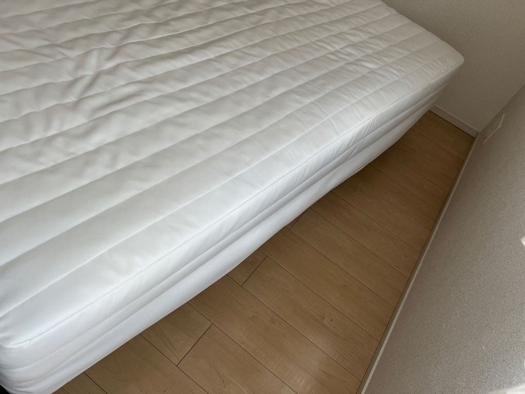 無印良品 脚付マットレス・ポケットコイル・セミダブルベッド