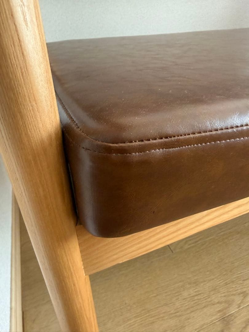 東谷（あずまや）のエコモ（ecomo）片肘ソファ　ブラウン