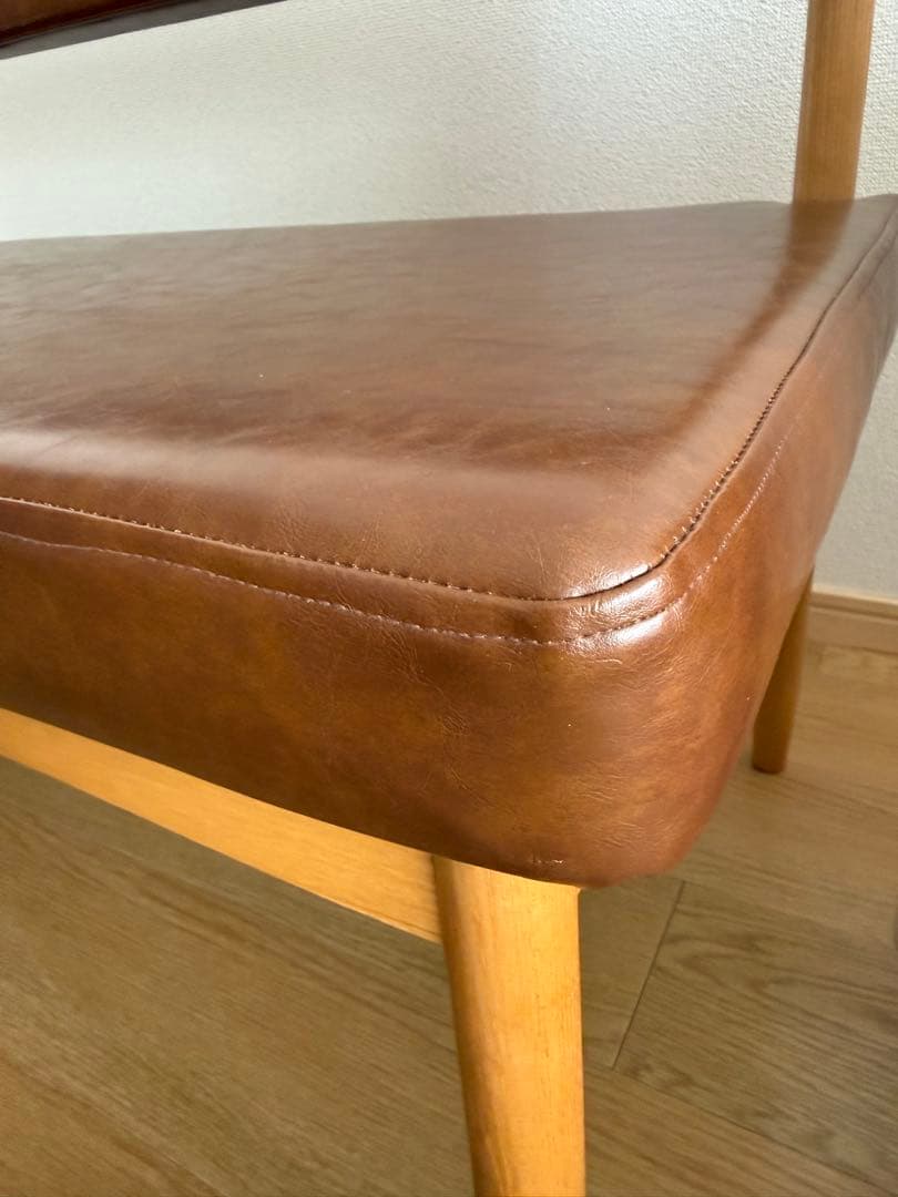 東谷（あずまや）のエコモ（ecomo）片肘ソファ　ブラウン