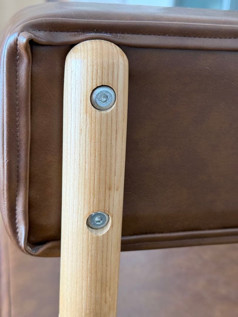 東谷（あずまや）のエコモ（ecomo）片肘ソファ　ブラウン