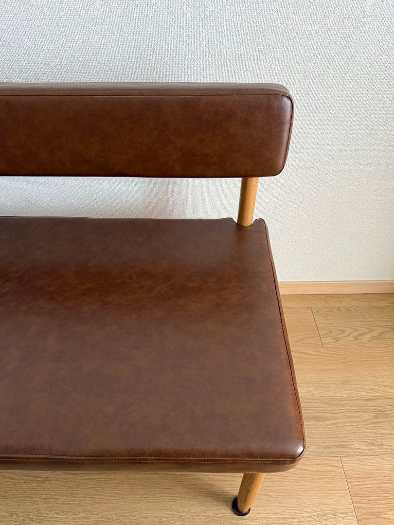 東谷（あずまや）のエコモ（ecomo）片肘ソファ　ブラウン