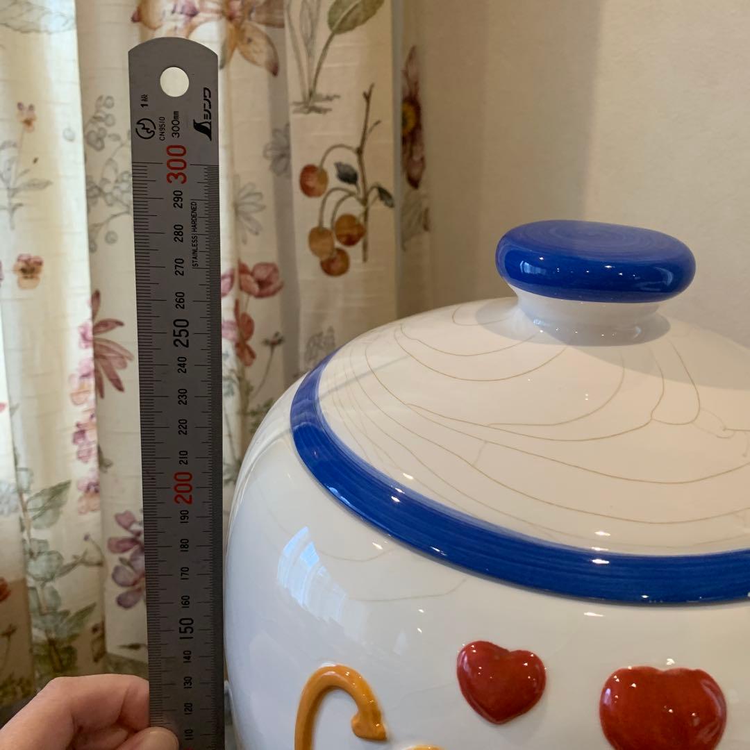 ［激可愛い］アメリカ土産　陶器製クッキージャー　アメリカンカントリー
