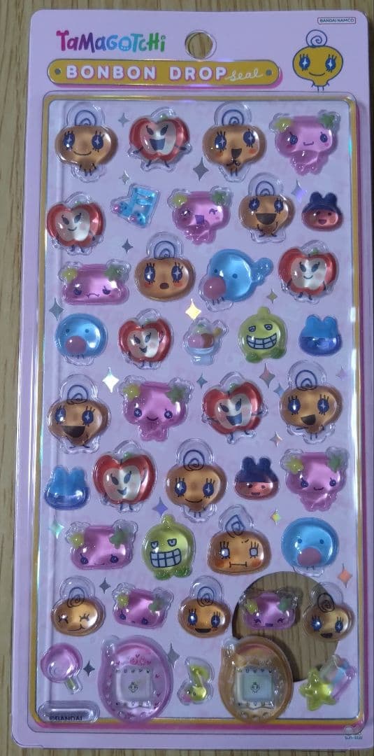 【シール】ボンボンドロップシール たまごっち4種 ぷちどろ2種 合計6枚 正規品