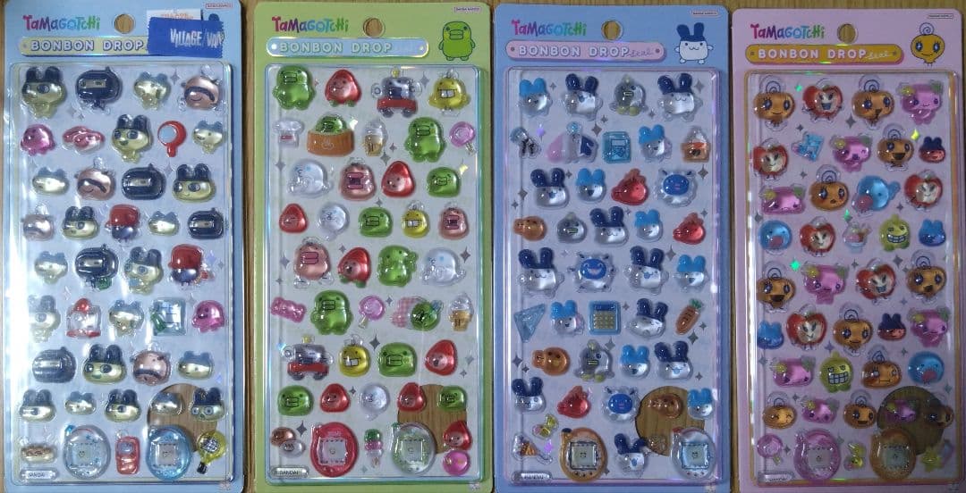 【シール】ボンボンドロップシール たまごっち4種 ぷちどろ2種 合計6枚 正規品