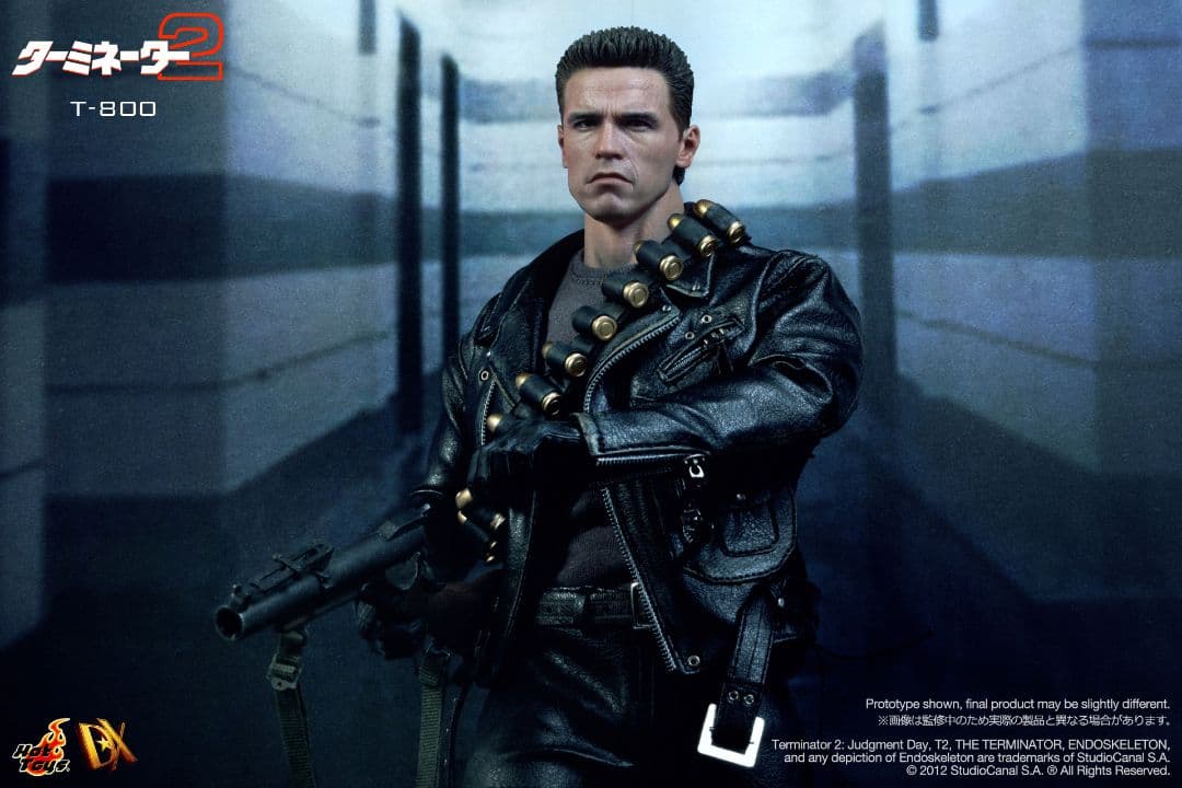 マ*ン様 ホットトイズDX ターミネーター2 T-800 フィギュア 1/6スケ