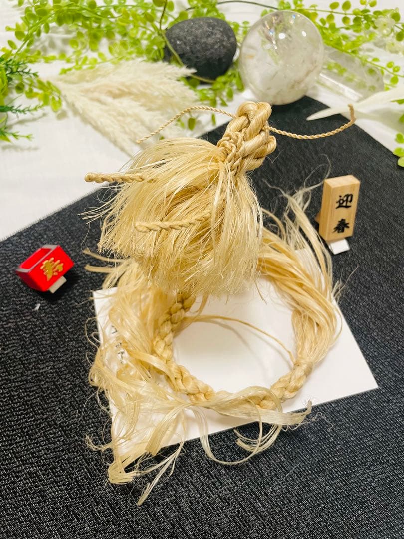 イザナミ（梅）巫女おまもり　精麻龍神　天然素材 龍 正月 浄化【受注生産】素粒水
