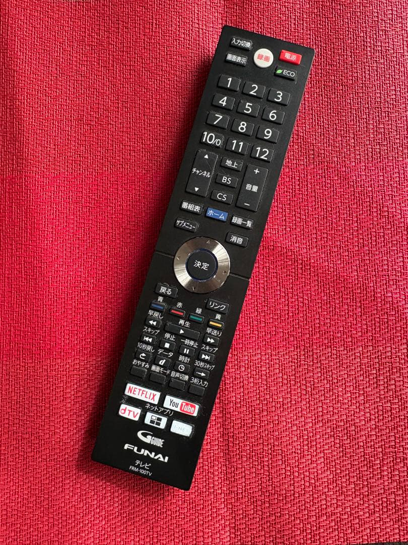 FUNAI 43V型 4K液晶テレビFL-43UB4000 2018年製