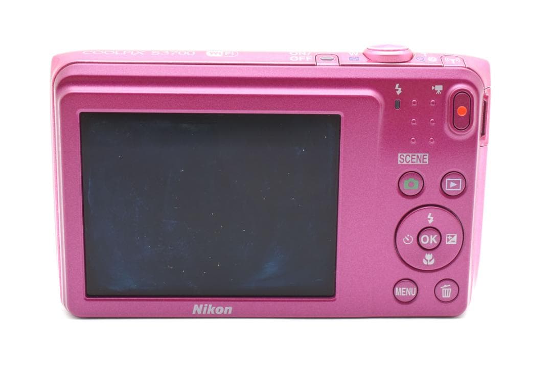 ニコン COOLPIX S3700 コンパクトデジタルカメラ ピンク Nikon