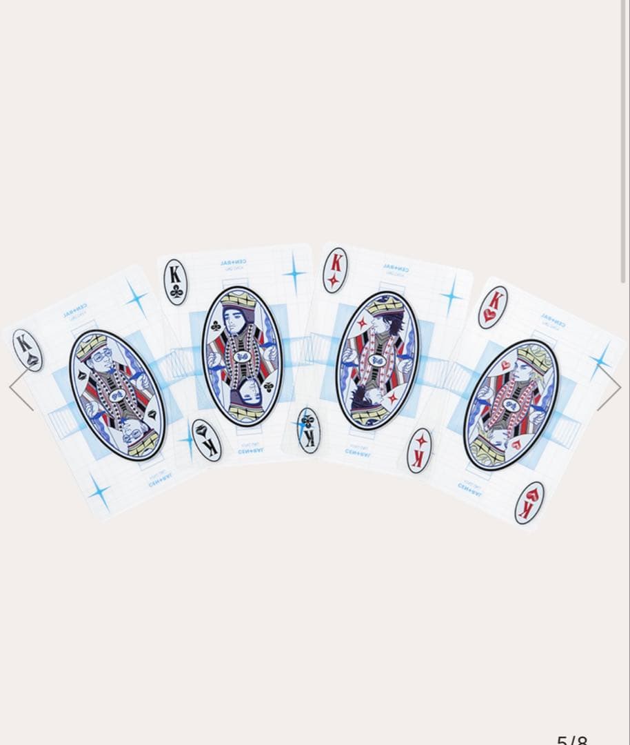 (完全未使用未開封)King Gnu セントラルLive トランプ