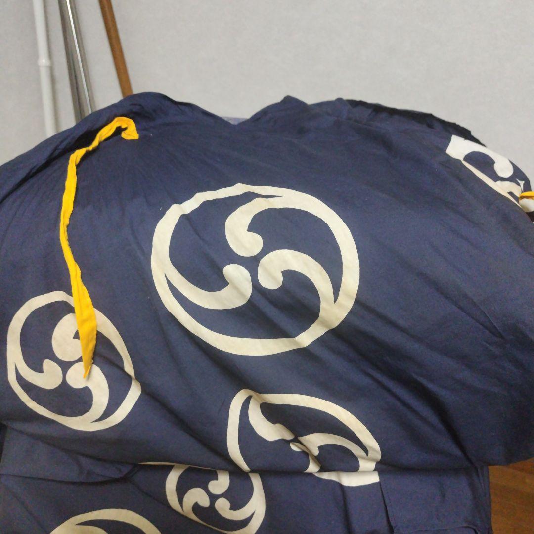 【未使用】座布団　青　房付　5枚セット