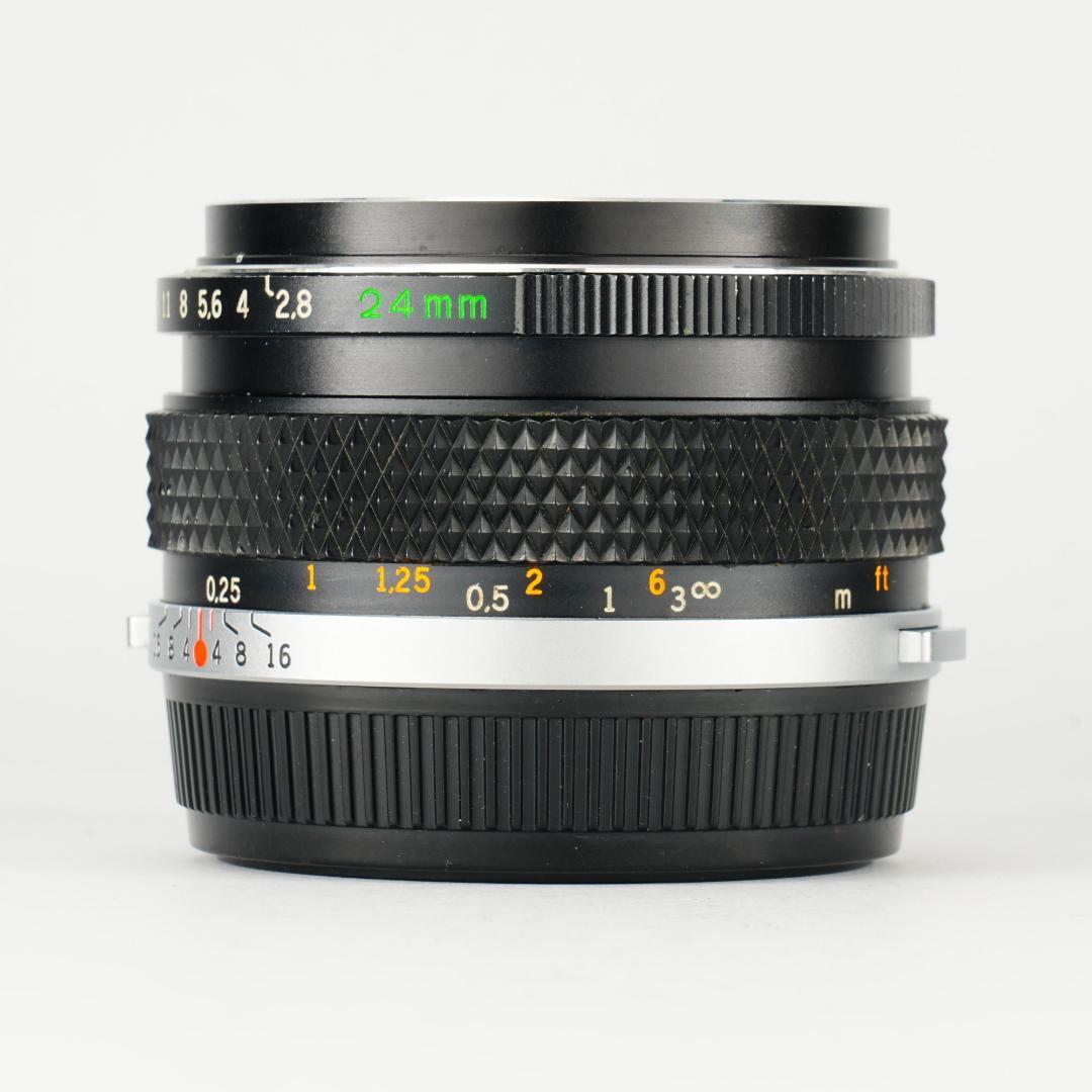 【整備＆テスト】オリンパス Zuiko auto-w 24mm F2.8 301