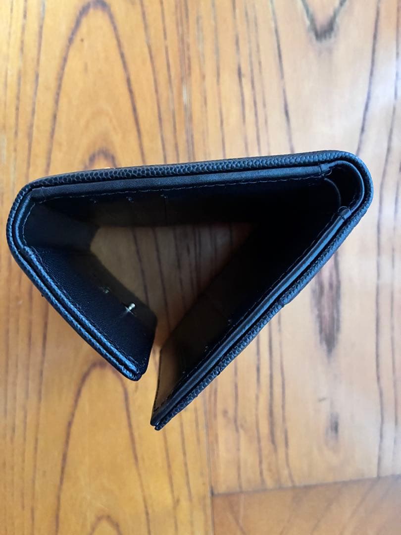 三つ折りレザー財布　ノベルティ