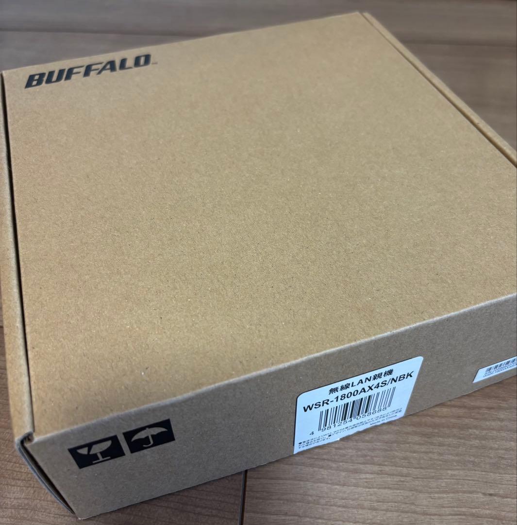 BUFFALO WSR-1800AX4S/DBK Wi-Fi 6 ルーター