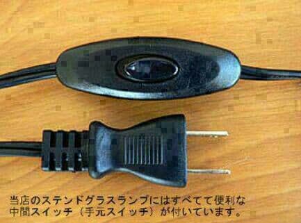 ティファニースタイルテーブルランプ電気スタンドガラスランプ 鳥9