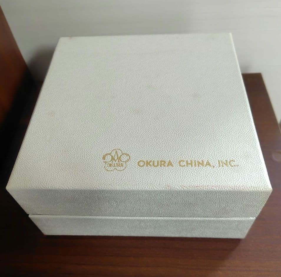 大倉陶園/OKURA　ブルーアイリス　デザートプレート　銘々皿5枚セット