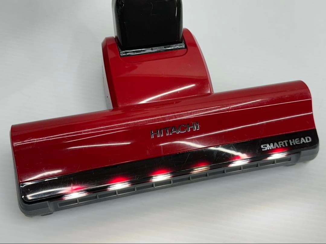 赤　日立　掃除機　美品　綺麗　 動作保証 D-DP15 パワーヘッド　回転ブラシ